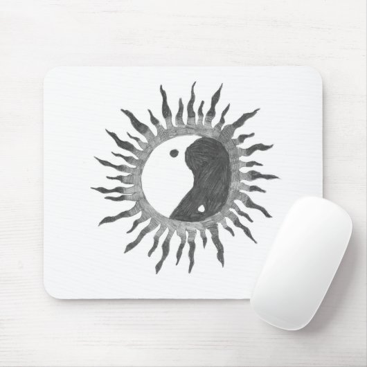 Peace Sun Mousepad (Mit Mouse)