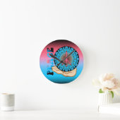 Peace ~ Sun Runde Wanduhr (Zuhause)