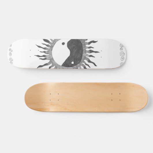 Peace Sun Skateboard (Horizontal)