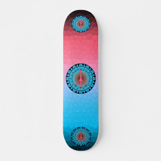 Peace ~ Sun Skateboard Deck (Vorne)