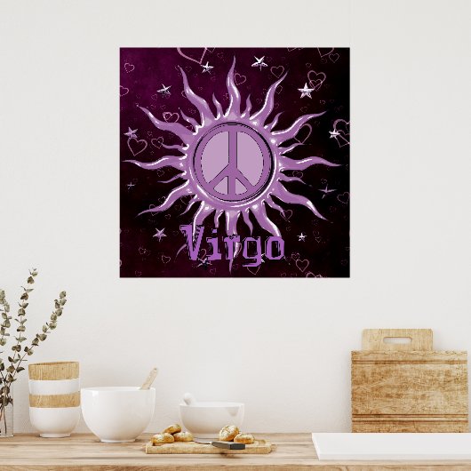 Peace Sun Virgo Poster (Küche)