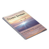Peace Sunset Ocean Prayer Journal Notizblock (Rechte Seite)