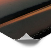 Peace Sunset Poster (Ecke)