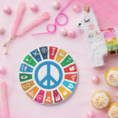 Peace Sustainability Goals Eco-Friendly Party Pack Pappteller (Party)