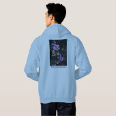 Peace Sweat-Shirt blau Hoodie (Schwarz voll)