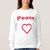 Peace Sweatshirt (Vorderseite)