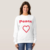 Peace Sweatshirt (Vorne ganz)