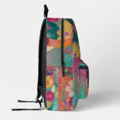 Peace symbol colourful bedruckter rucksack (Links)