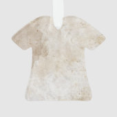 Peace Symbol Hippie Liebe 1960er Sign Mud Soiled Ornament (Rückseite)