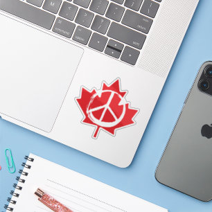 Peace Symbol Kanada ist nicht zum Verkauf in den U Aufkleber