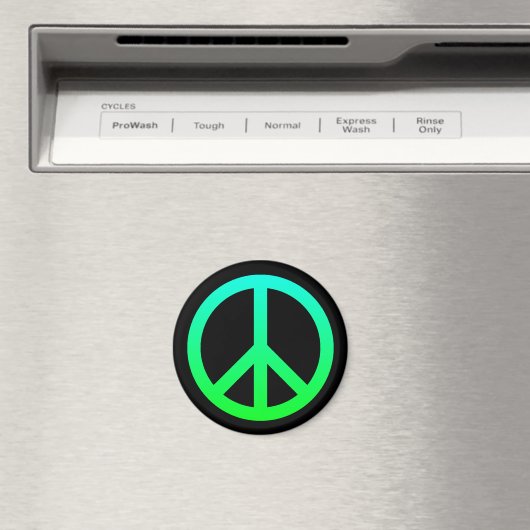 Peace Symbol Magnet (In Situ (Geschirrspüler))