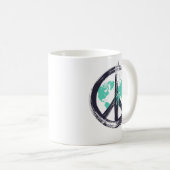 Peace Symbol Niedlich Peace Sign Sign - Frauenzeic Kaffeetasse (VorderseiteRechts)