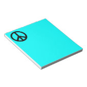 Peace Symbol Notepad Notizblock (angewinkelt)