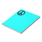 Peace Symbol Notepad Notizblock (Rotiert)