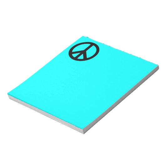 Peace Symbol Notepad Notizblock (Rotiert)