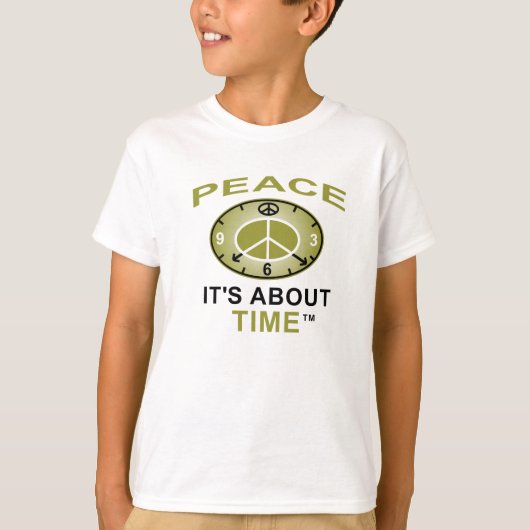 PEACE SYMBOL SCHLIESSEN OM T Shirt (weiß) (Vorderseite)