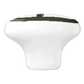 PEACE Symbol signieren Hippie Liebe künstlerisch g Keramikknauf (Seitenansicht)