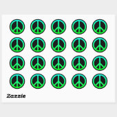 Peace Symbol Sticker (Blatt)