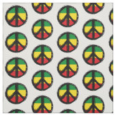 Peace Symbol with reaggae style Stoff (Muster)