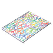Peace Symbols Art Notizblock (Linke Seite)