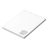 Peace Symbols Art Notizblock (Rotiert)