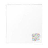 Peace Symbols Art Notizblock (Vorderseite)