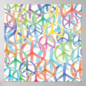 Peace Symbols Art Poster (Vorne)