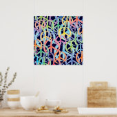 Peace Symbols Art Poster (Küche)