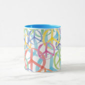 Peace Symbols Art Tasse (Zentrum)