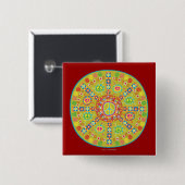 Peace Symbols Design Button (Vorne & Hinten)