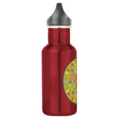 Peace Symbols Design Edelstahlflasche (Links)