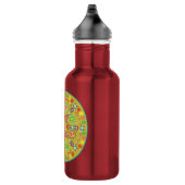Peace Symbols Design Edelstahlflasche (Rechts)
