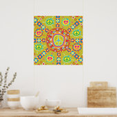 Peace Symbols Design Poster (Küche)