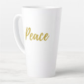 Peace Tall Latte Tasse (Linke Ecke)