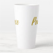 Peace Tall Latte Tasse (Vorderseite)
