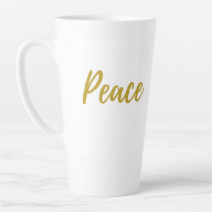 Peace Tall Latte Tasse