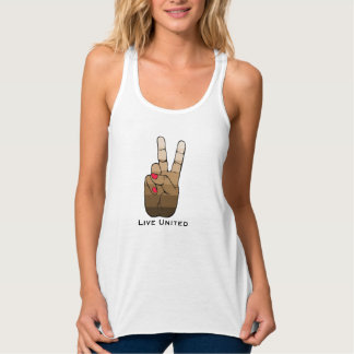 Peace Tank Red Top