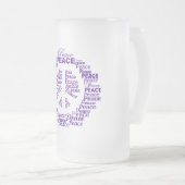 Peace Tasse - wählen Sie Stil & Farbe (VorderseiteRechts)