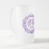 Peace Tasse - wählen Sie Stil & Farbe (Vorderseite Links)