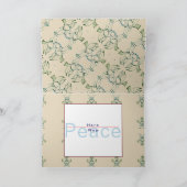 Peace Taube Card hier Karte (Innenseite)