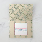 Peace Taube Card hier Karte (Innenseite)