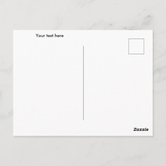 Peace Taube Pop Art in Ockergelb Postkarte (Rückseite)