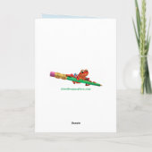 Peace-Taube Weihnachtskarte Feiertagskarte (Rückseite)