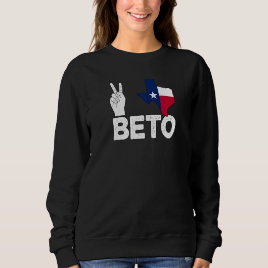 Peace Texas Beto 2022 Texas Y'All Beto Pro Choice Sweatshirt (Vorderseite)