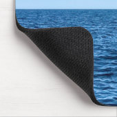 PEACE Text auf Blue Lake Michigan Mousepad (Ecke)