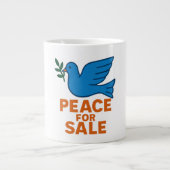 Peace Themed Coffe Mug ,Traveller Mug Jumbo-Tasse (Vorderseite)