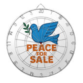 Peace Themed Dartscheibe (vorne)