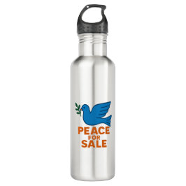 Peace Themed Water Bottles Edelstahlflasche