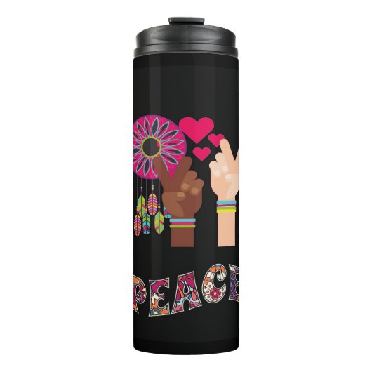 Peace Thermal Tumbler Thermosbecher (Vorderseite)