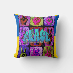 Peace Throw Kissen